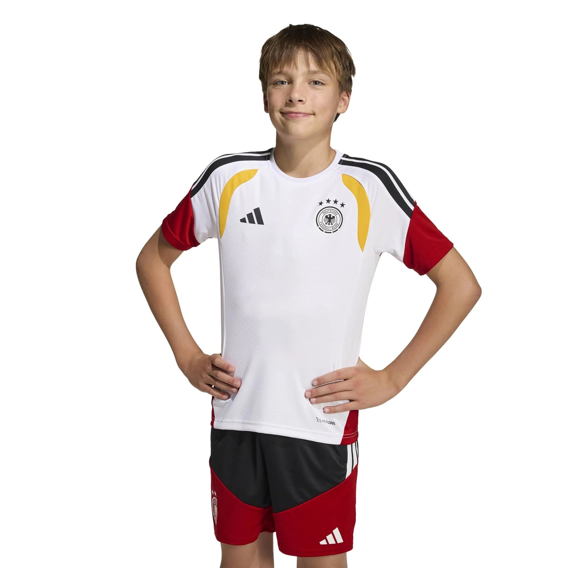 Adidas 2026 Germany Youth Tiro Training Soccer Jersey White