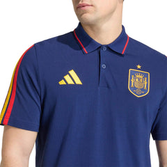 Adidas 2026 Spain Men's DNA Polo Dark Blue