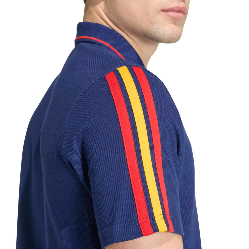Adidas 2026 Spain Men's DNA Polo Dark Blue