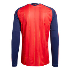 Adidas 2026 Spain Men's Stadium Home Long-Sleeve Soccer Jersey Vivid Red