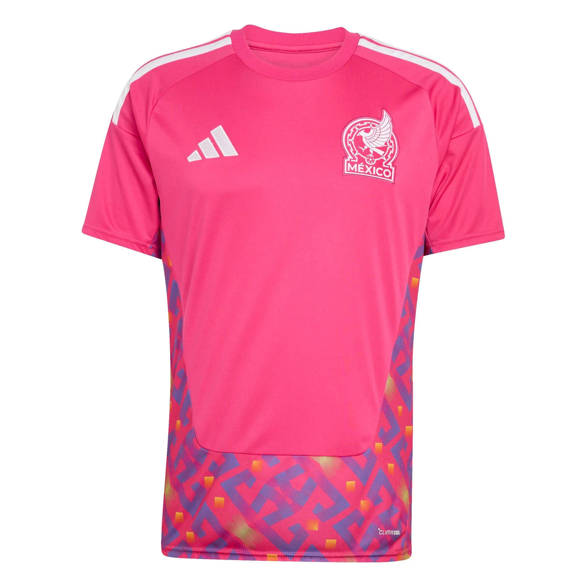 Adidas 2026 Mexico Men's Stadium Home Goalkeeper Soccer Jersey Team Real Magenta