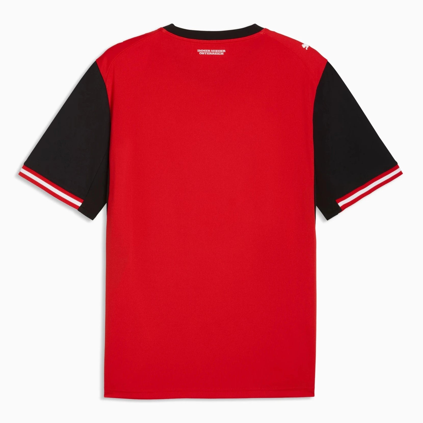 Puma 2026 Austria Men's Stadium Home Soccer Jersey Puma Red-Puma Black