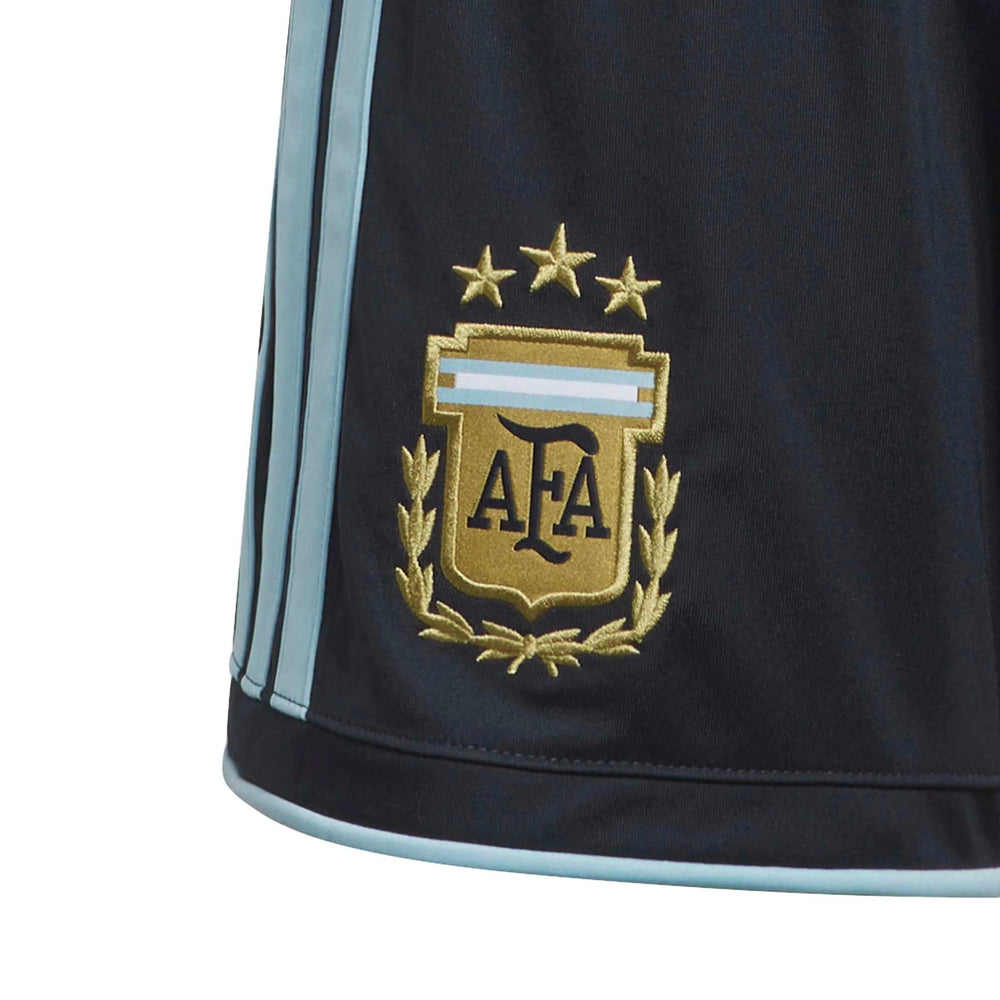 Adidas 2026 Argentina Youth Home Shorts Night Navy / Icey Blue