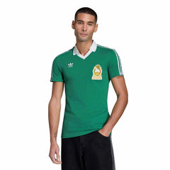 Adidas 1986 Mexico Men's Retro Stadium Home Soccer Jersey Green