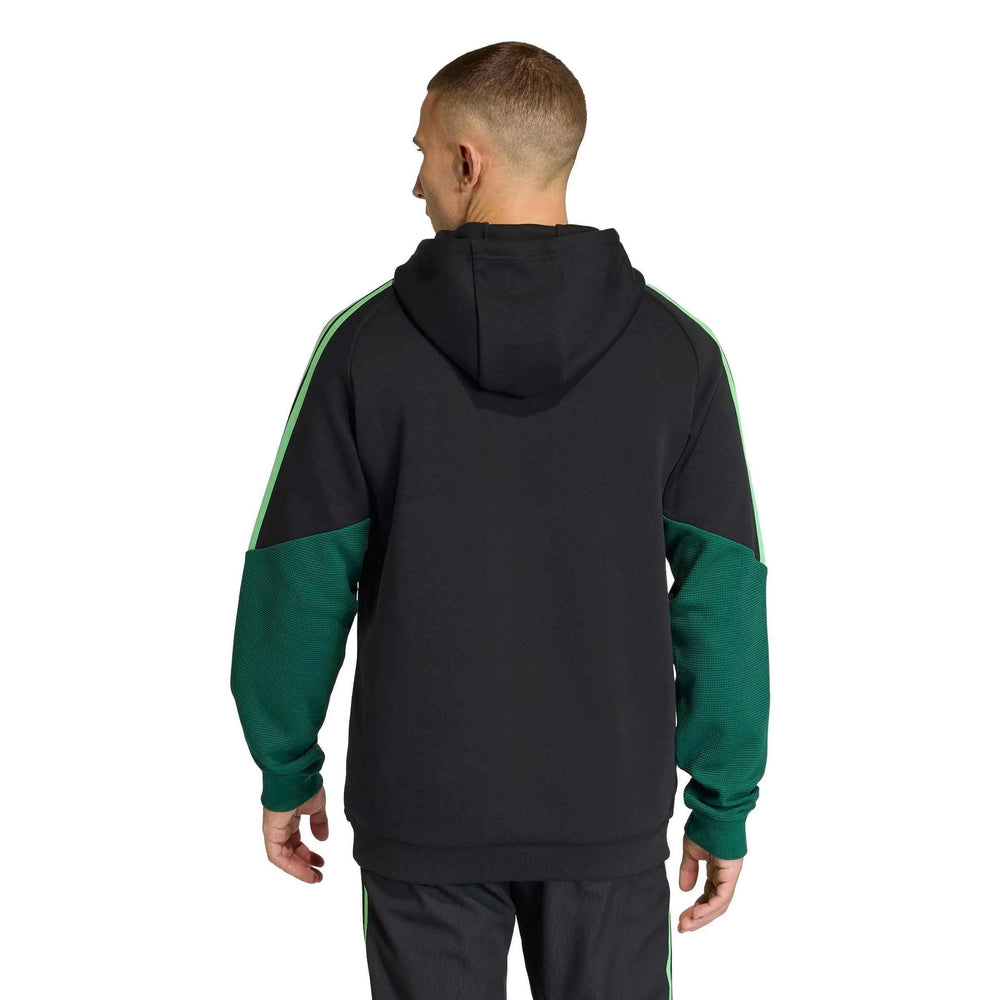 Adidas 2026 Mexico Men's Tiro Hoodie Black/Green