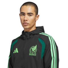 Adidas 2026 Mexico Men's Tiro All Weather Jacket Black