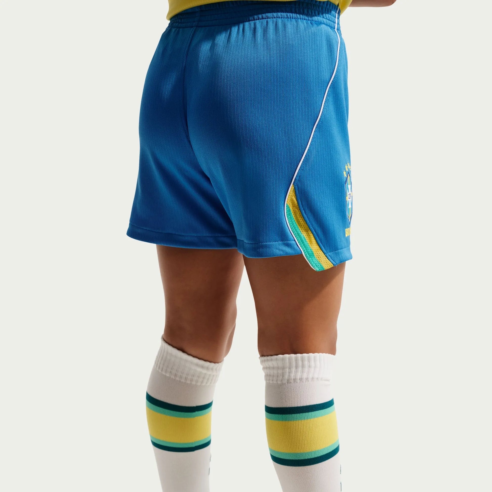 Nike 2026-27 Brazil Little Kids' Stadium Home Kit Canary/Light Menta/Geode Teal