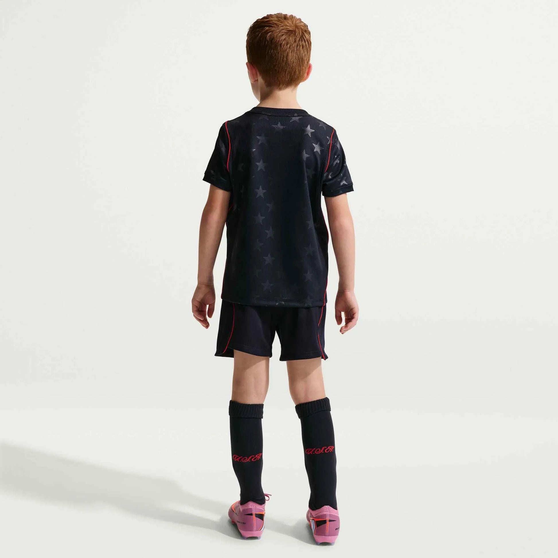 Nike 2026-27 USMNT Little Kid's Stadium Away Kit Dark Obsidian/Pure Platinum