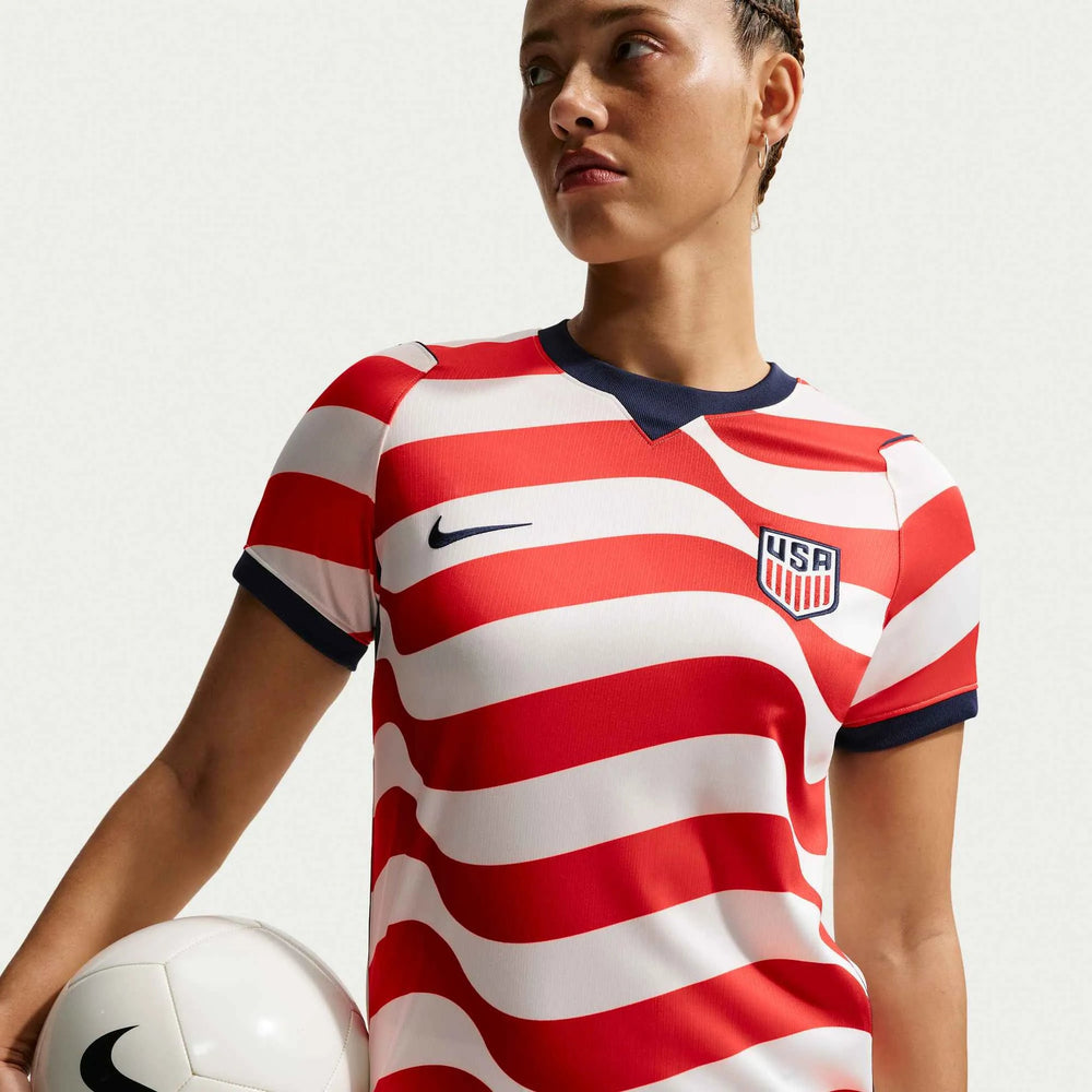 Nike 2026-27 USMNT Women's Stadium Home Soccer Jersey Sail/Midnight Navy/Midnight Navy