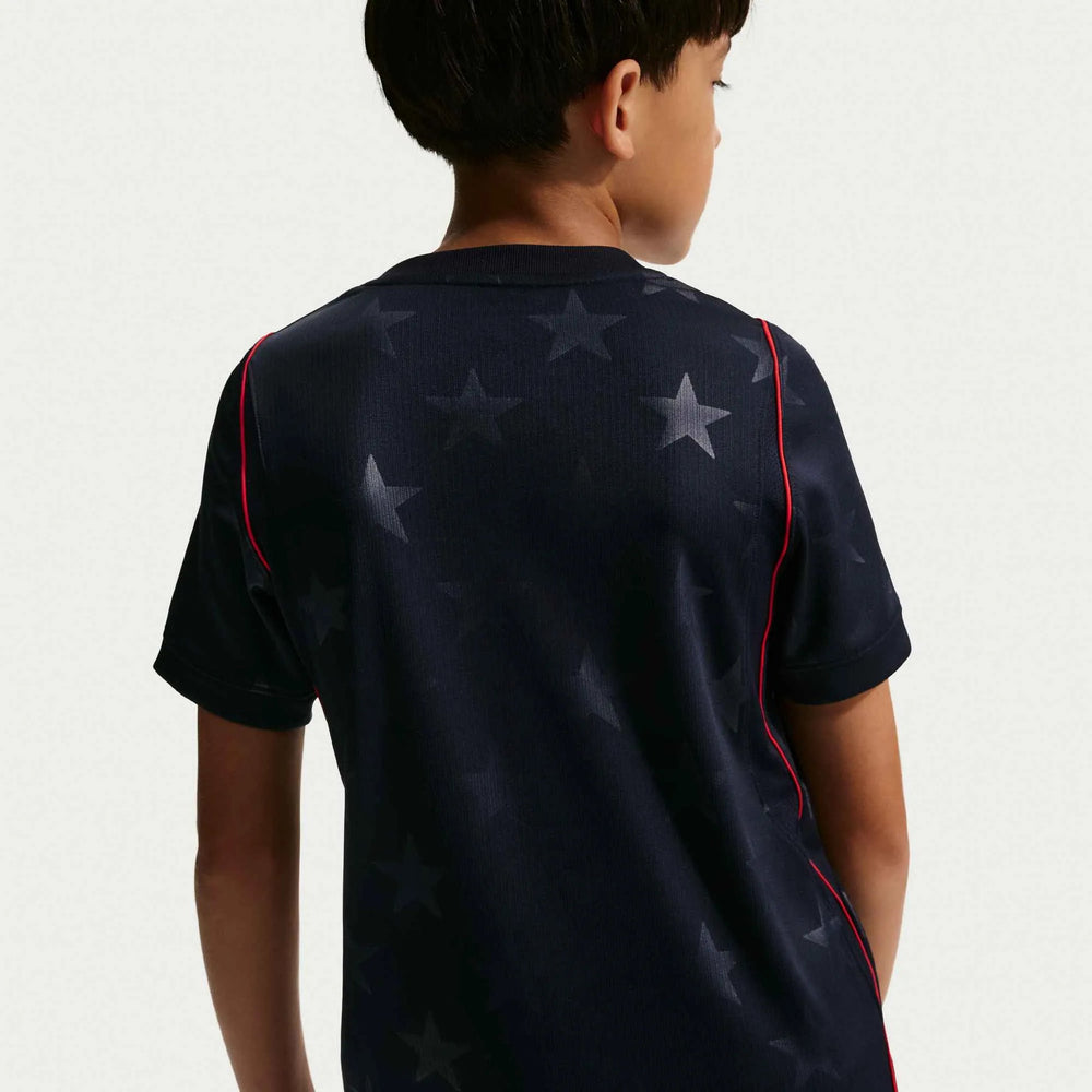 Nike 2026-27 USMNT Youth Stadium Away Soccer Jersey Dark Obsidian/Pure Platinum