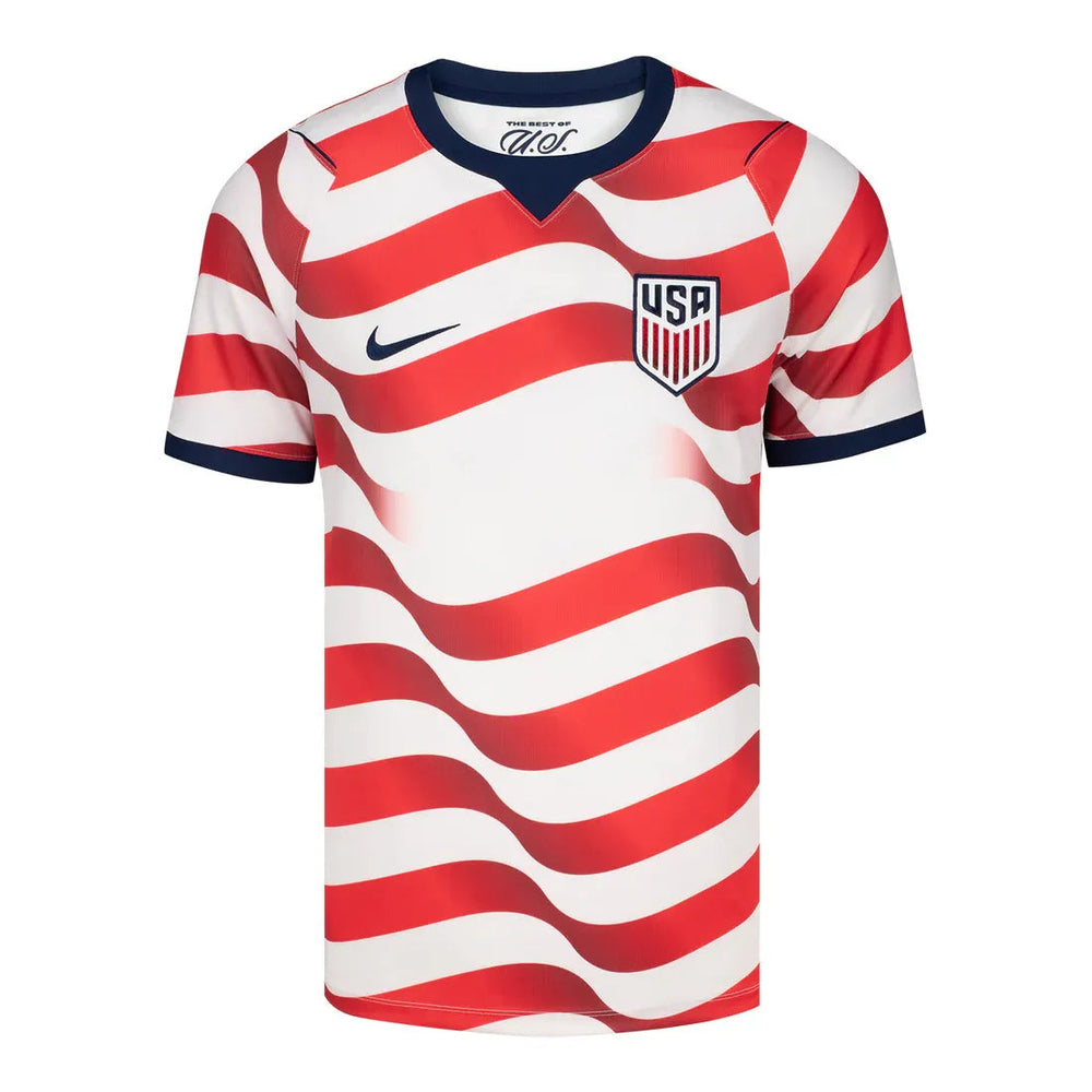 Nike 2026-27 USMNT Men's Stadium Home Player Soccer Jersey Sail/Midnight Navy/Midnight Navy