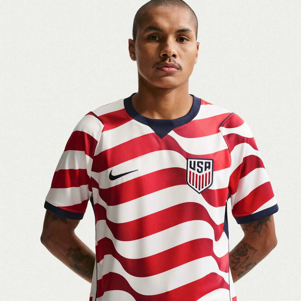 Nike 2026-27 USMNT Men's Stadium Home Soccer Jersey Sail/Midnight Navy/Midnight Navy