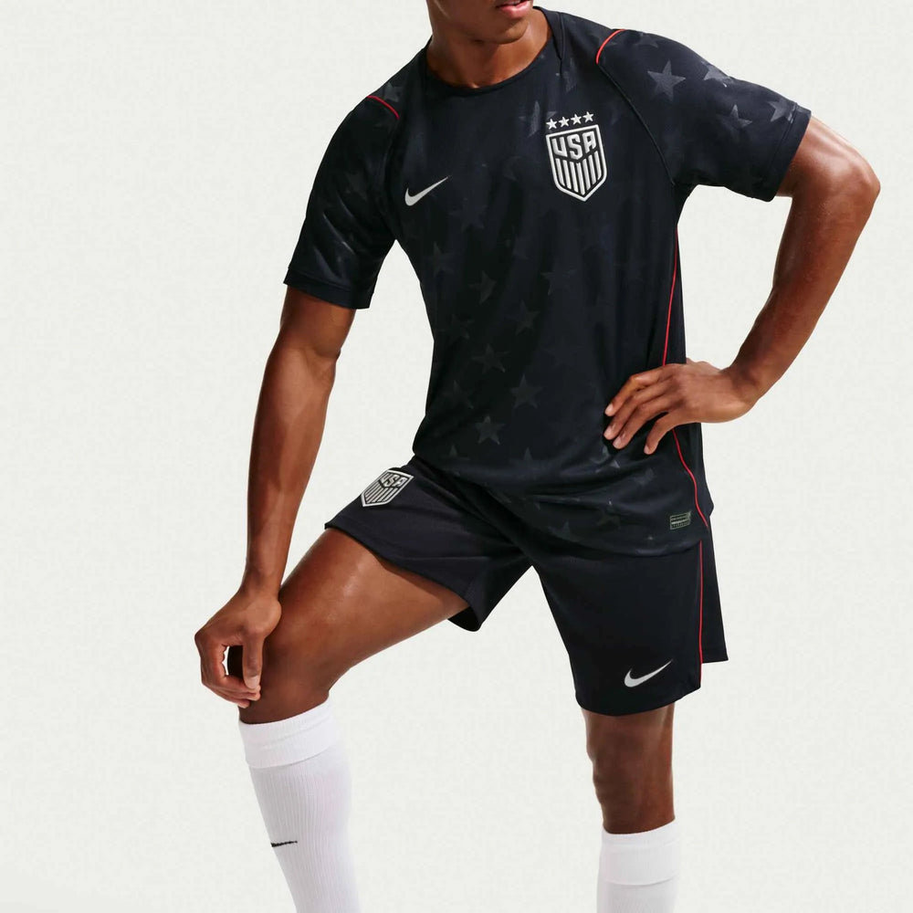 Nike 2026-27 USMNT Men's Stadium Away Shorts Dark Obsidian/Pure Platinum