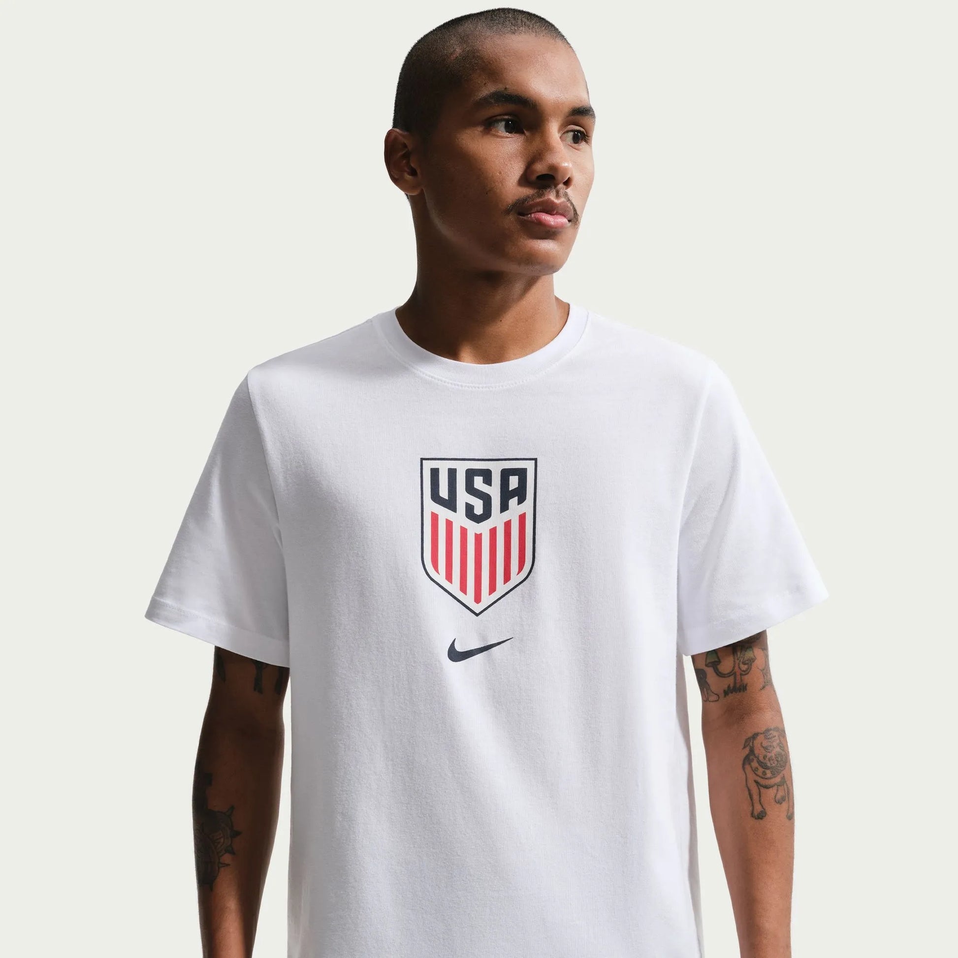 Nike 2026-27 USMNT Men's Crest Tee White