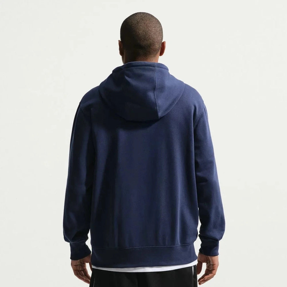 Nike 2026-27 USMNT Men's Club Fleece Pullover Hoodie Midnight Navy/University Red