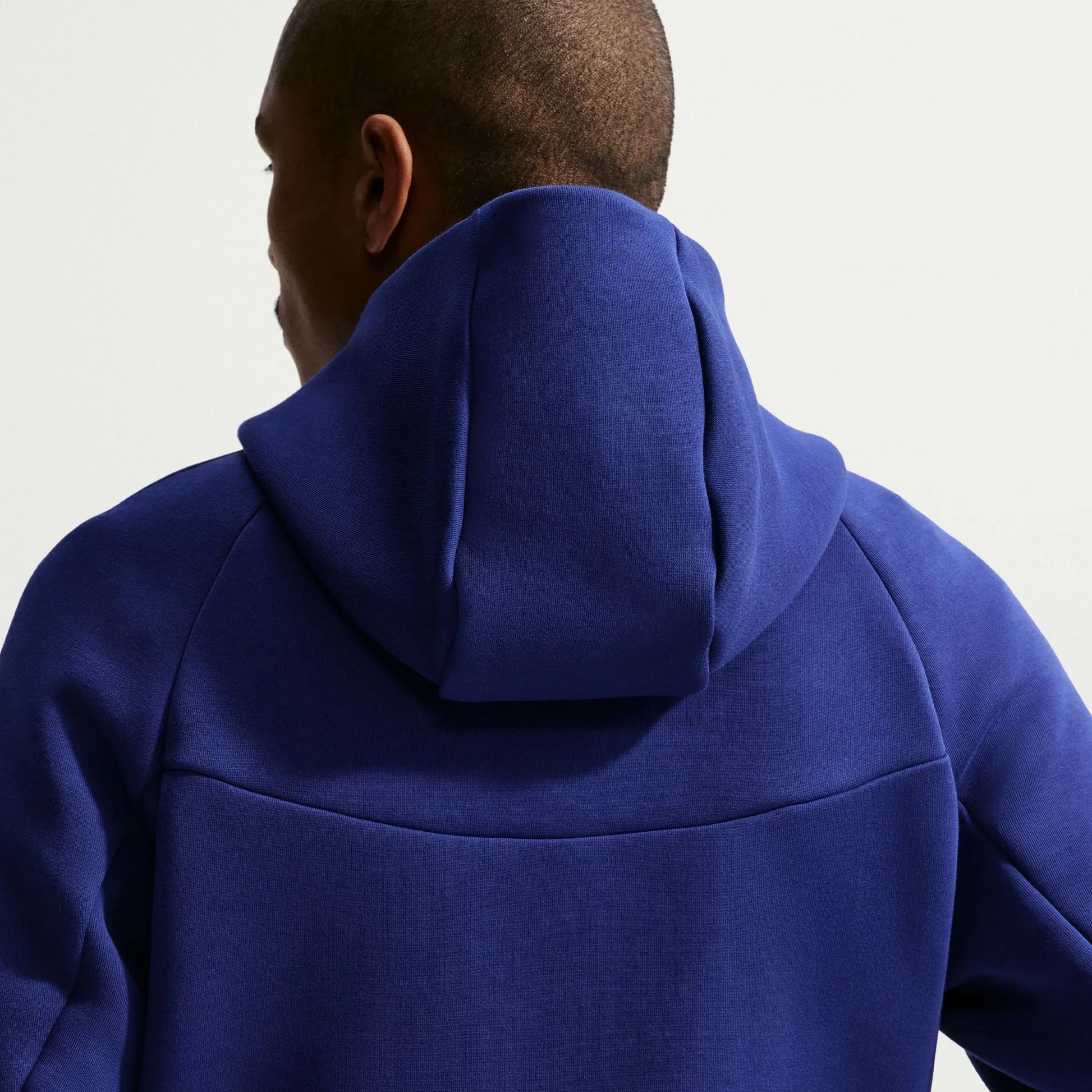 Nike 2026-27 USMNT Men's Full-Zip Tech Fleece Hoodie Deep Royal Blue/Challenge Red