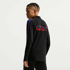 Nike 2026-27 USMNT Youth Strike Drill Top Black/Deep Royal Blue/Challenge Red