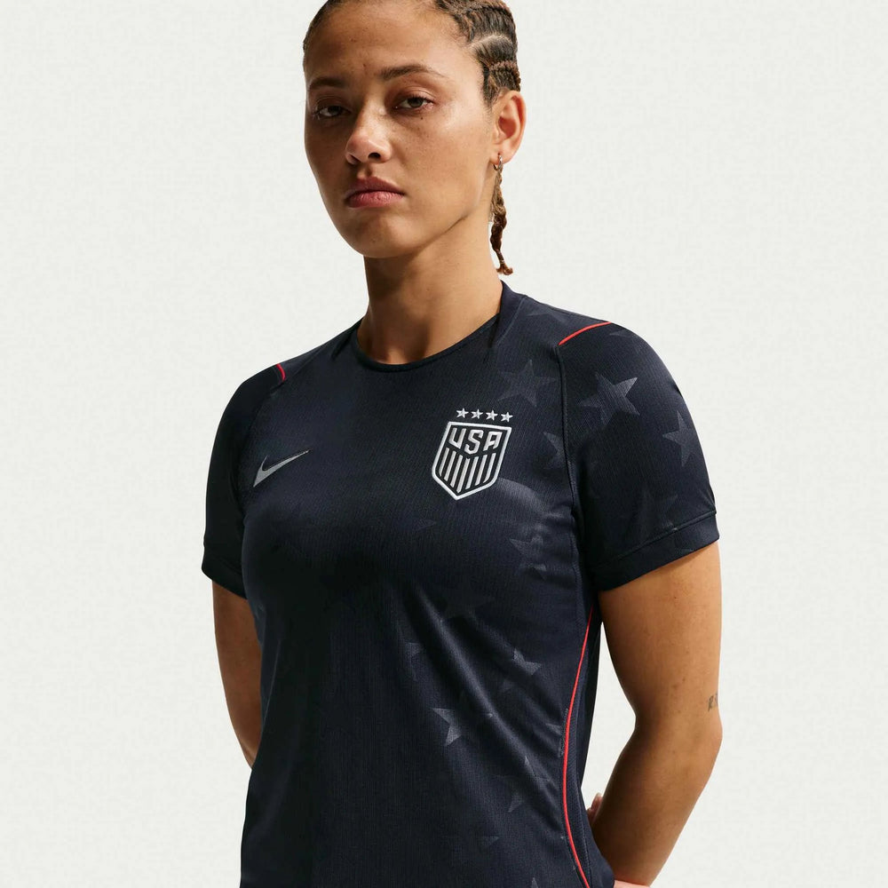 Nike 2026-27 USWNT Women's Stadium Away Soccer Jersey Dark Obsidian/Pure Platinum