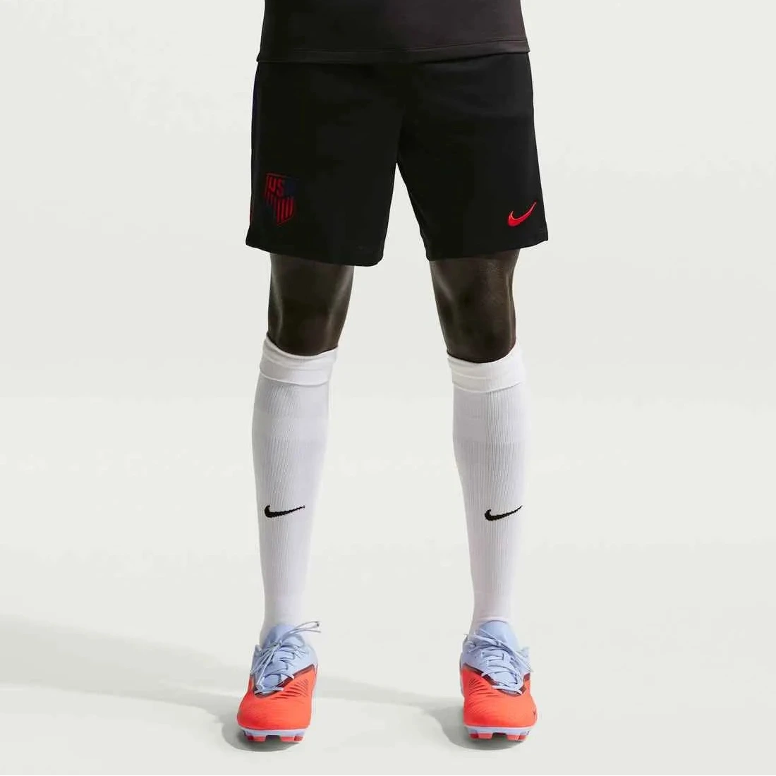 Nike 2026-27 USMNT Men's Strike KZ Shorts Black/Deep Royal Blue/Challenge Red