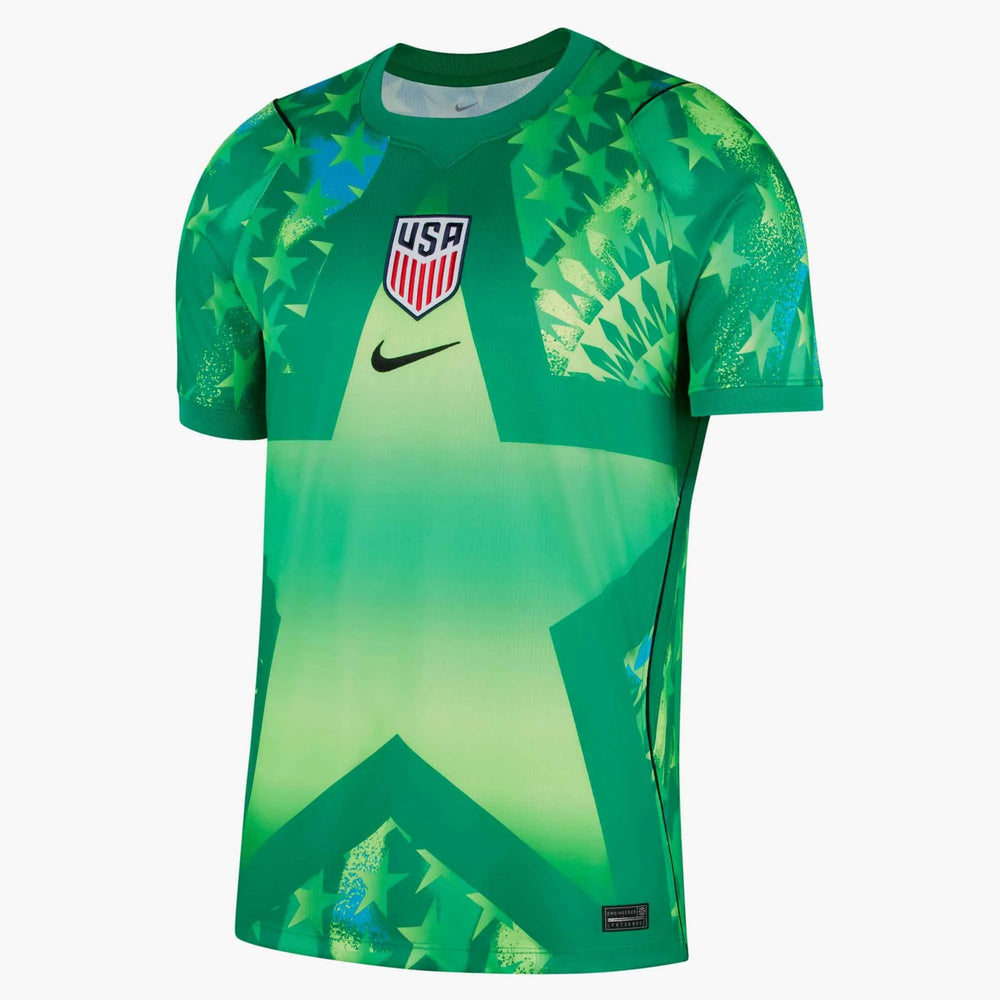 Nike 2026-27 USMNT Men's Stadium Goalkeeper Soccer Jersey Stadium Green/Black/Black