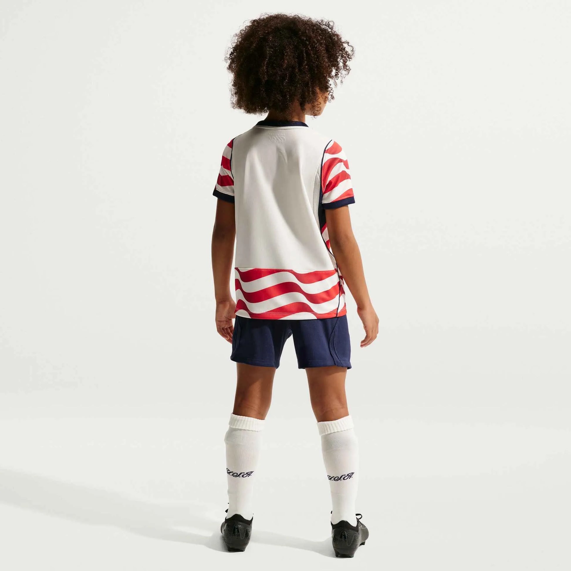 Nike 2026-27 USMNT Little Kid's Stadium Home Kit Sail/Midnight Navy/Midnight Navy