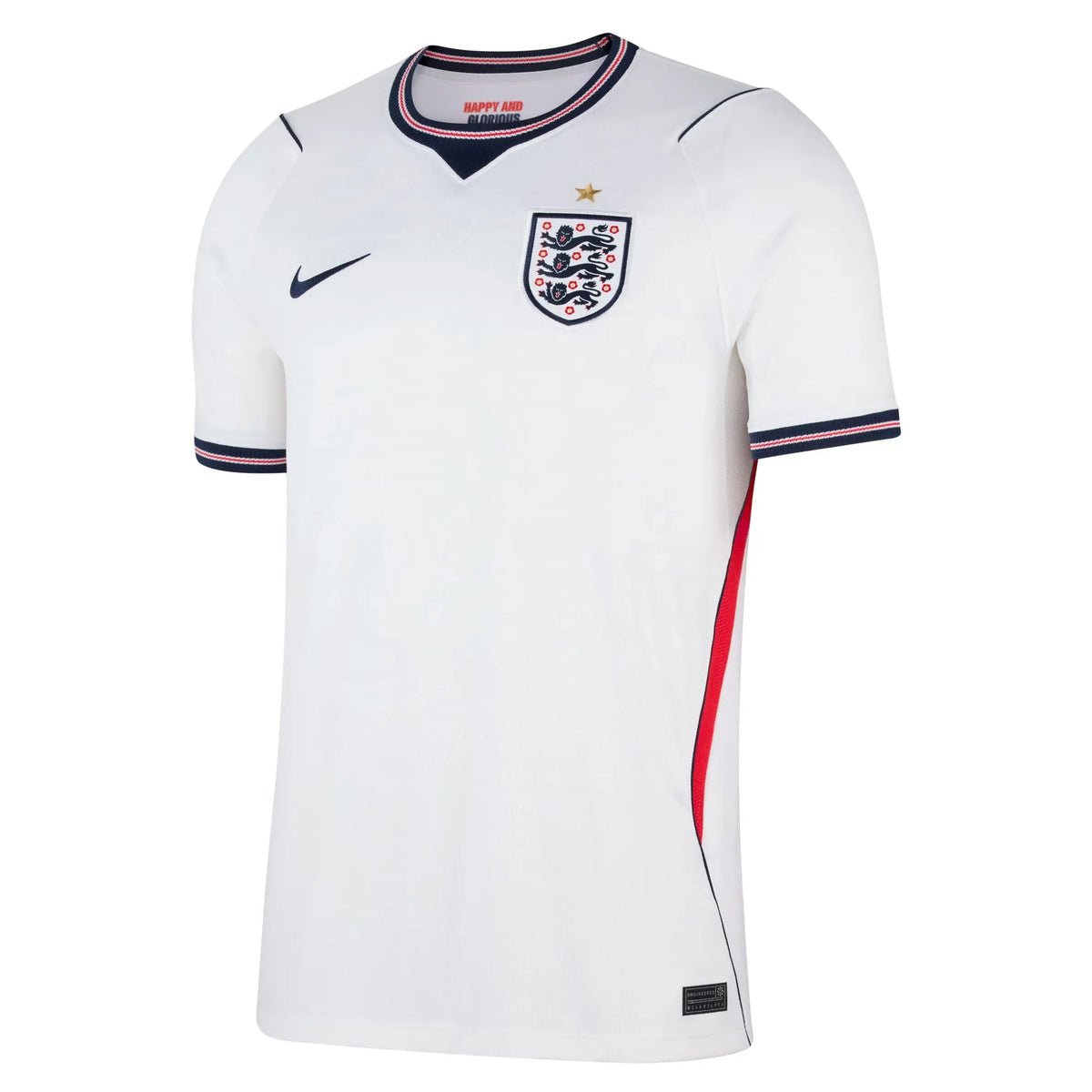 Nike 2026-27 England Men's Stadium Home Soccer Jersey White/Speed Red/Obsidian/Obsidian