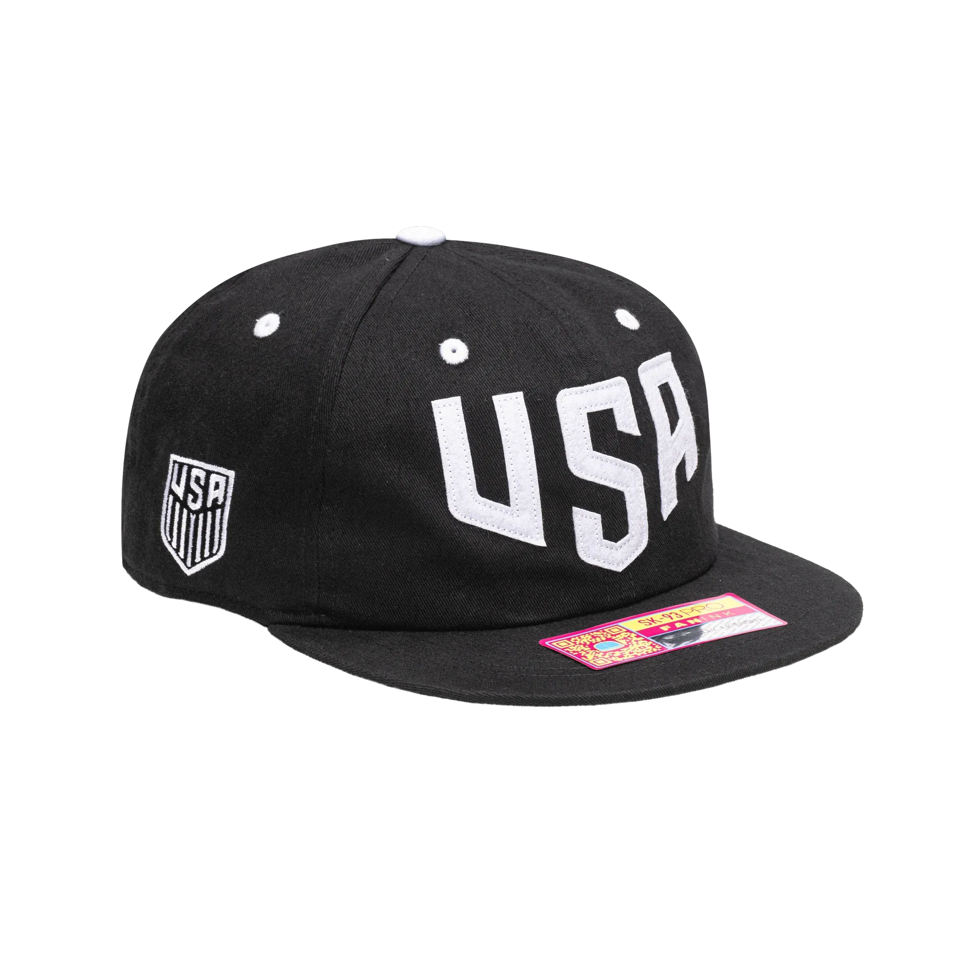 Fan Ink Collection USA Bankroll Snapback Hat Black