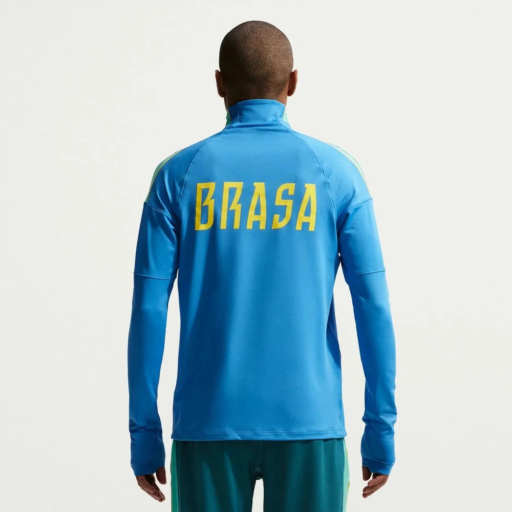Nike 2026-27 Brazil Men's Strike Drill Top Light Photo Blue/Light Menta/Midwest Gold