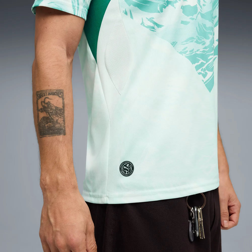 Puma 2026-27 Portugal Men's Stadium Away Soccer Jersey Puma White-Green Lagoon