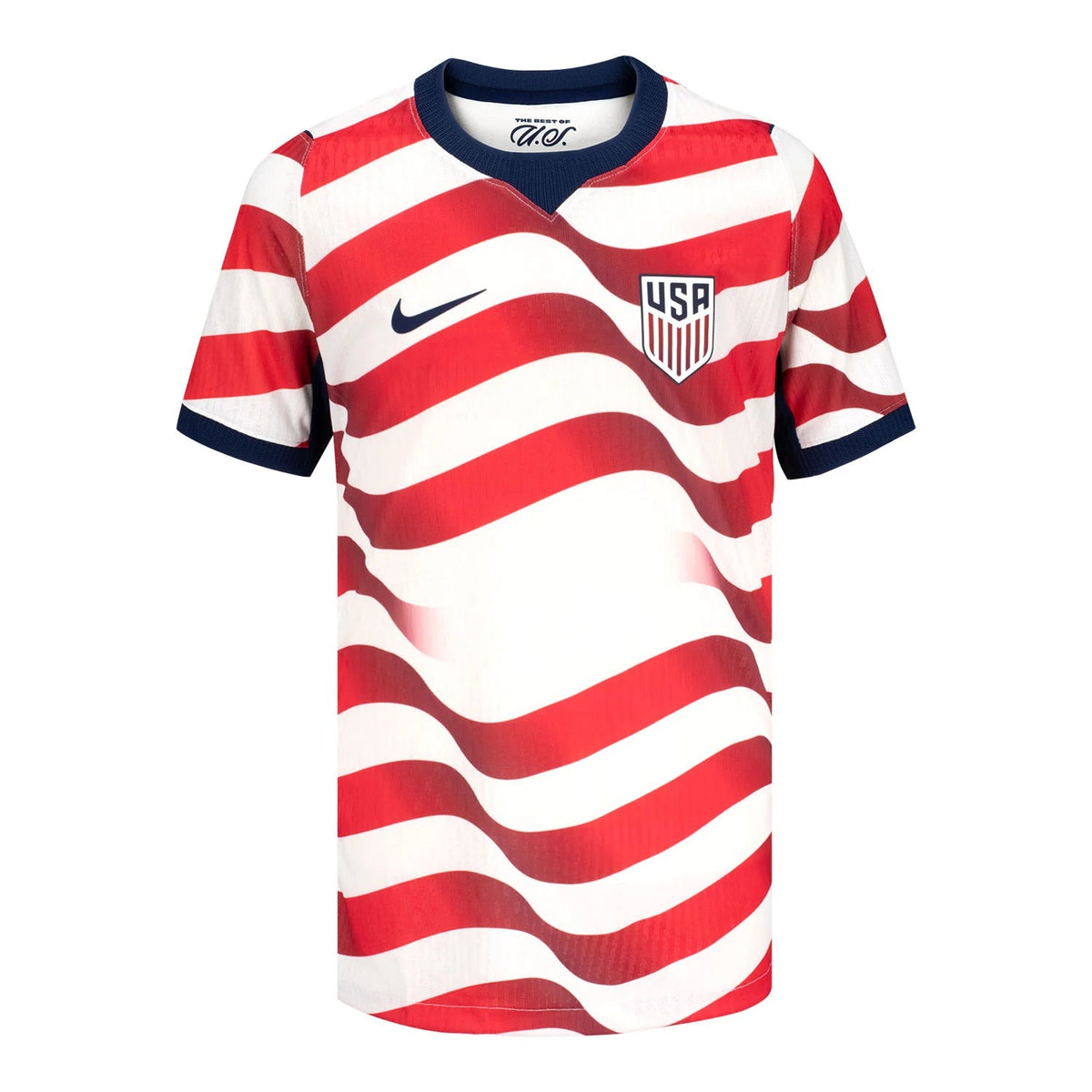Nike 2026-27 USMNT Youth Stadium Home Player Soccer Jersey Sail/Midnight Navy/Midnight Navy