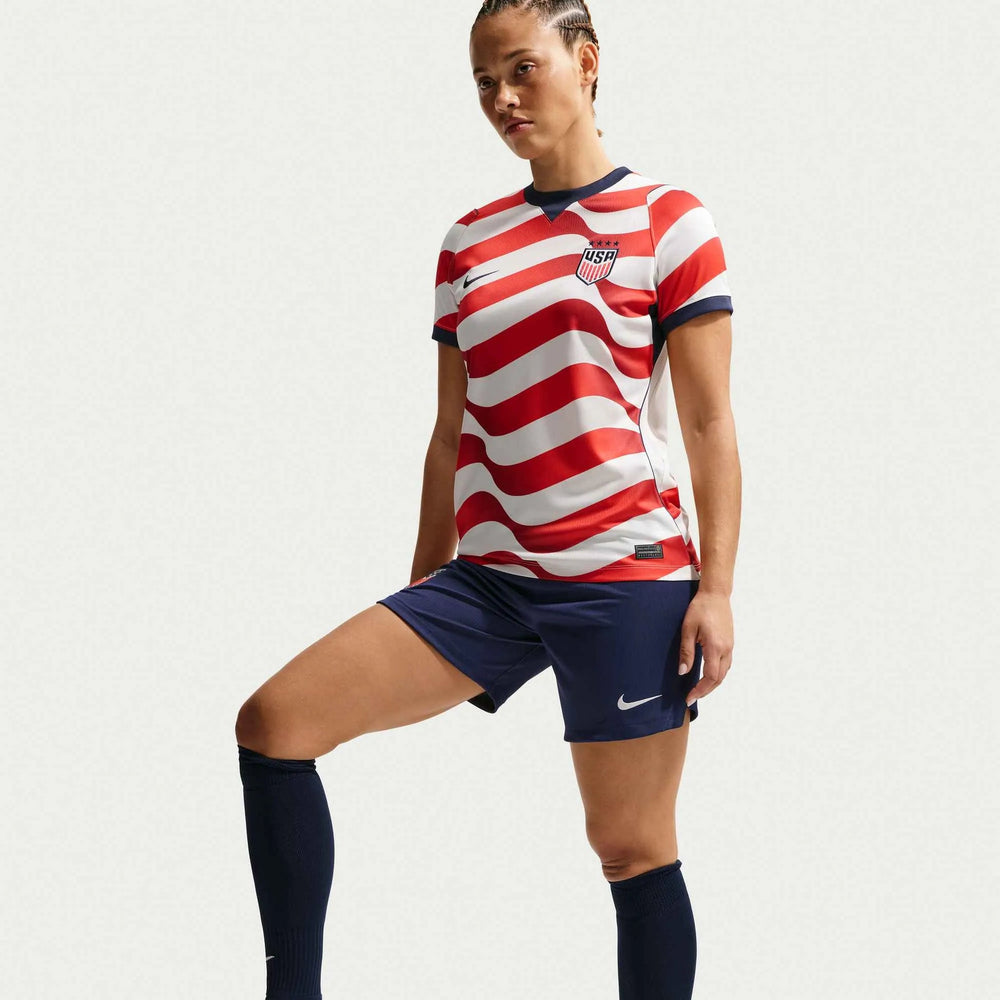 Nike 2026-27 USMNT Women's Stadium Home Shorts Midnight Navy/Sail
