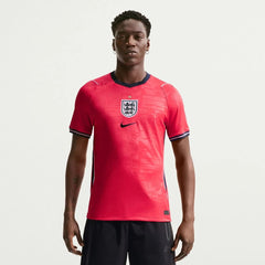 Nike 2026-27 England Men's Stadium Away Soccer Jersey Speed Red/Obsidian/White/Obsidian
