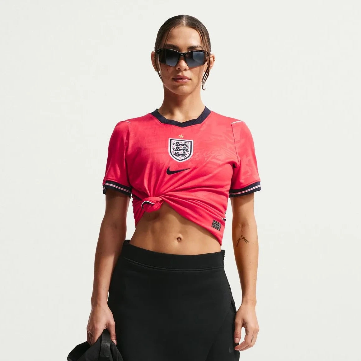 Nike 2026-27 England Women's Stadium Away Soccer Jersey Speed Red/Obsidian/White/Obsidian