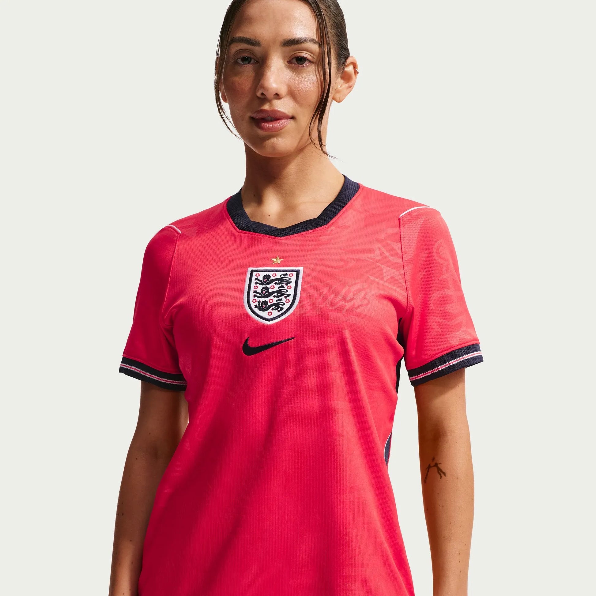 Nike 2026-27 England Women's Stadium Away Soccer Jersey Speed Red/Obsidian/White/Obsidian