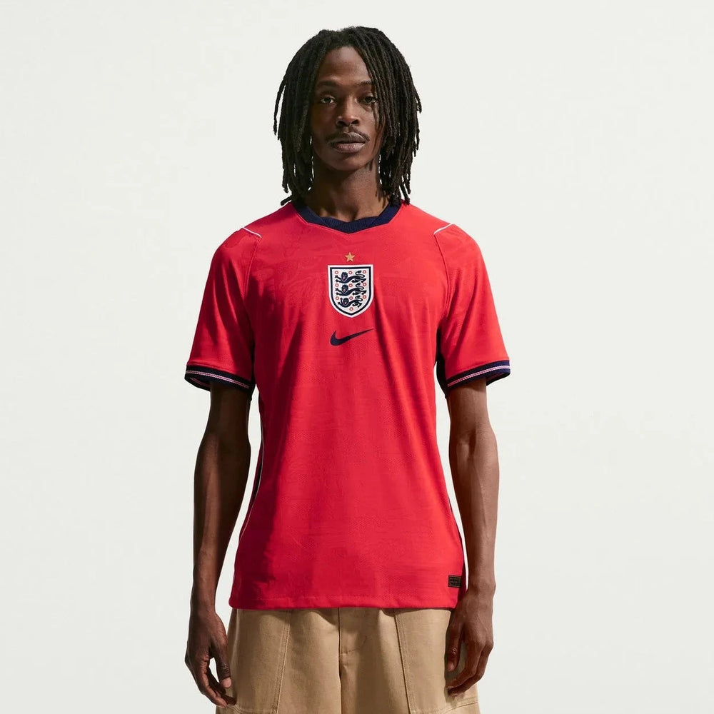 Nike 2026-27 England Men's Authentic Away Soccer Jersey Speed Red/Obsidian/White/Obsidian