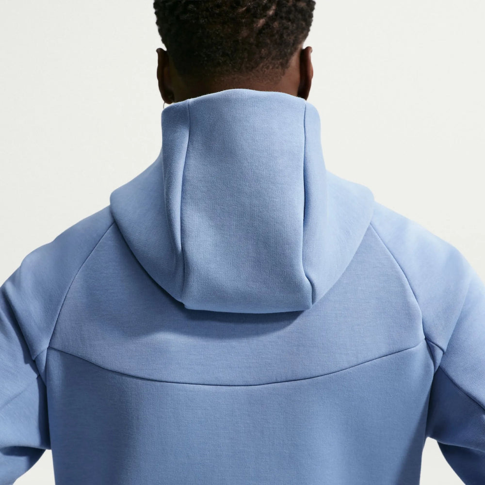 Nike 2026-27 England Men's Full-Zip Tech Fleece Hoodie Work Blue/White