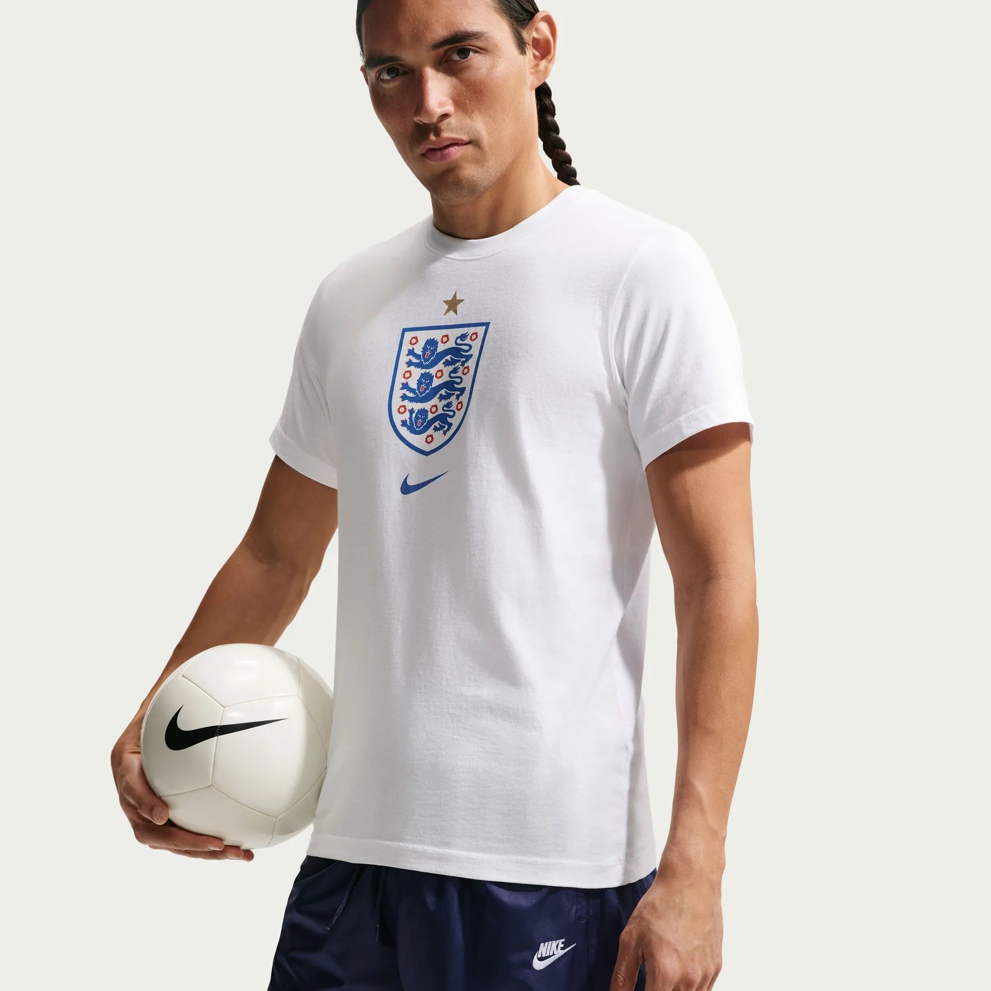Nike 2026-27 England Men's Crest Tee White