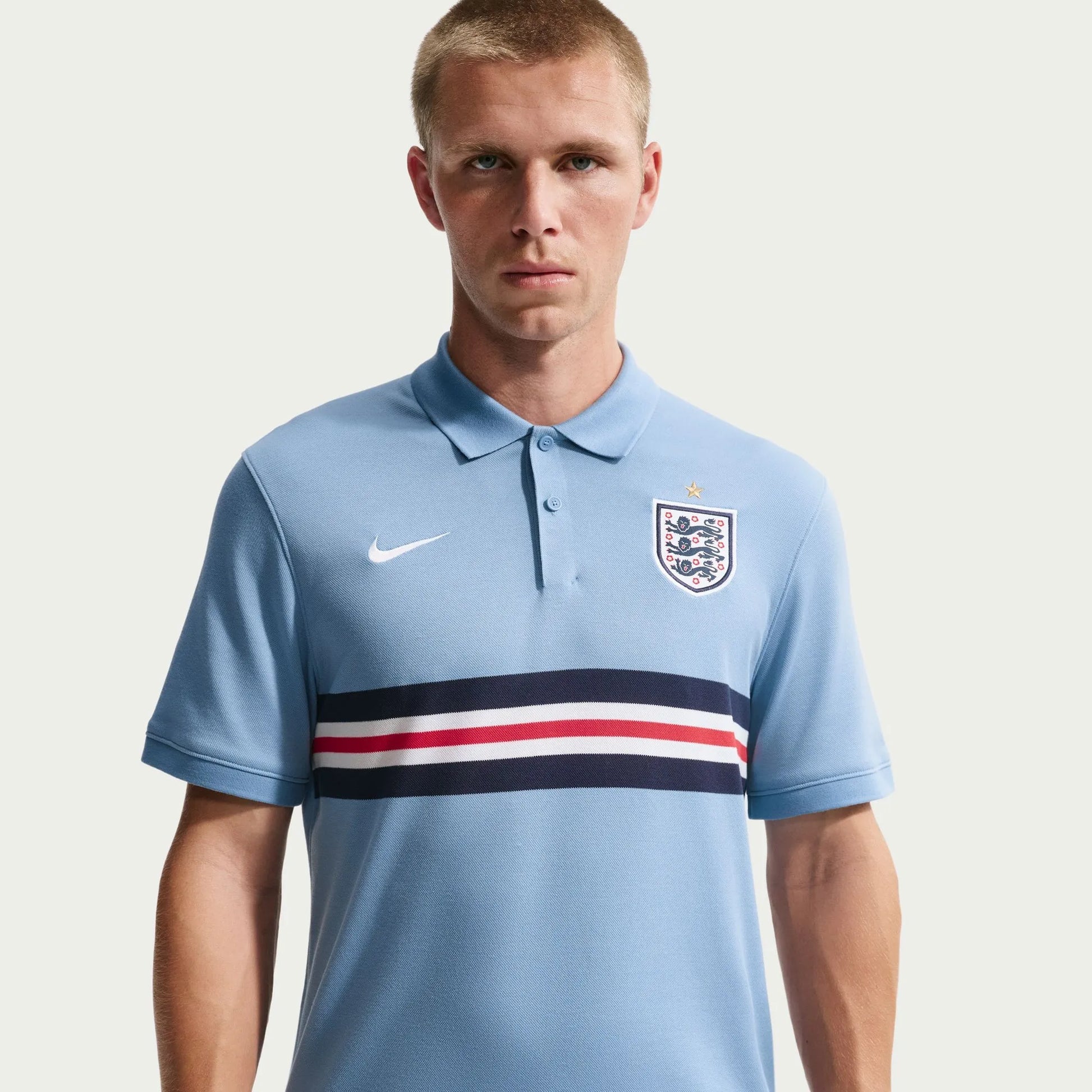 Nike 2026-27 England Men's The Polo 2.0 Work Blue/White