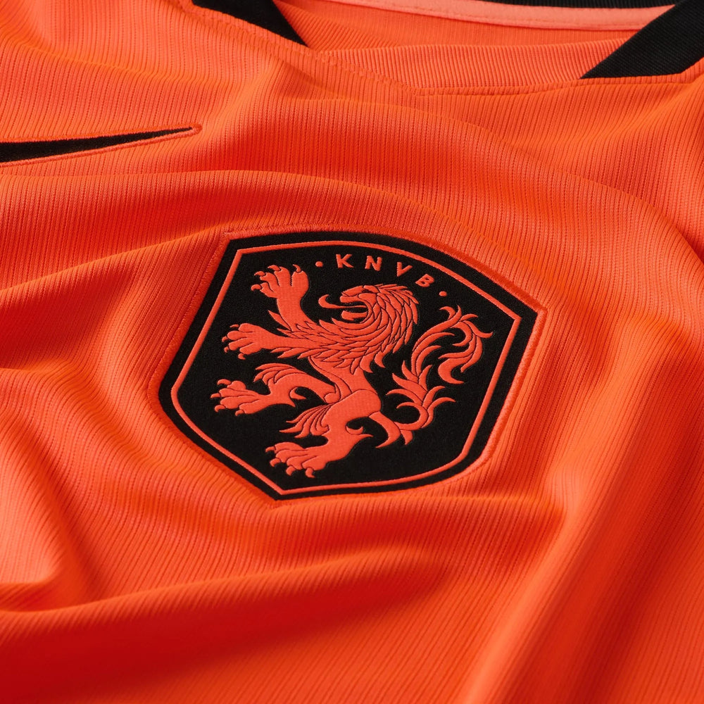 Nike 2026-27 Netherlands Men's Stadium Home Soccer Jersey Hyper Crimson/Black