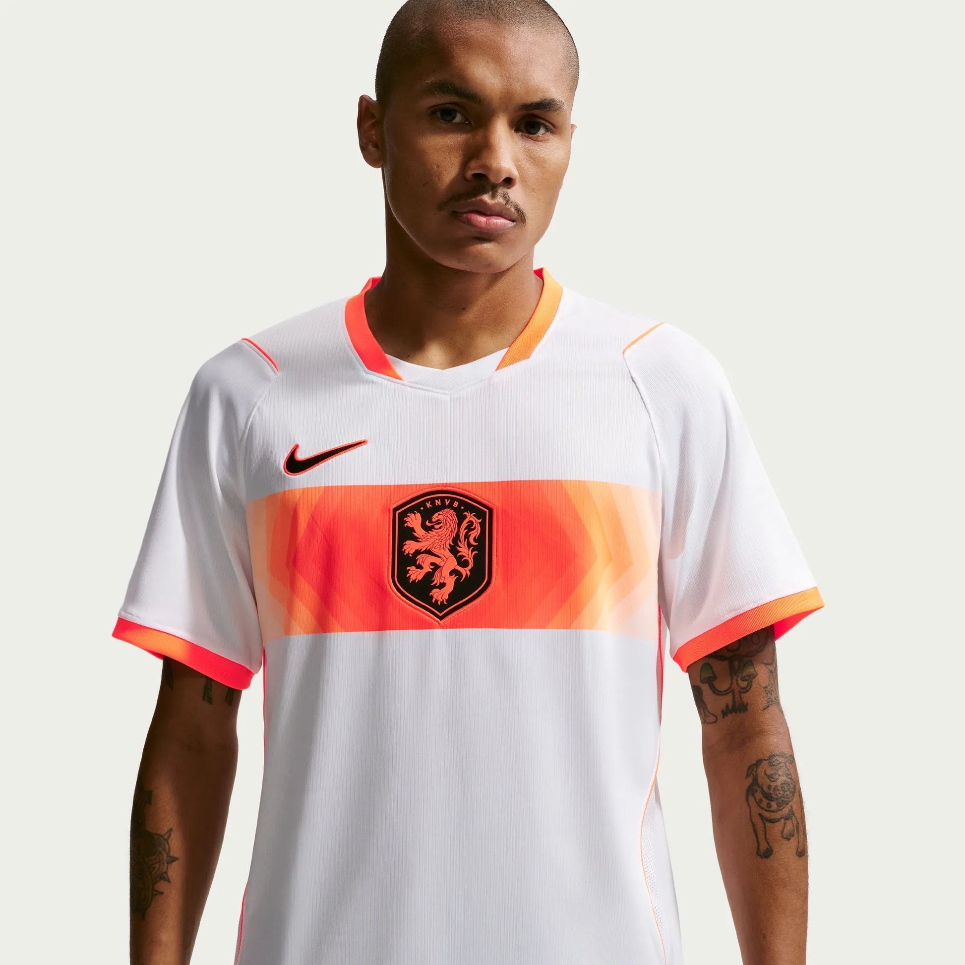 Nike 2026-27 Netherlands Men's Stadium Away Soccer Jersey White/Hyper Crimson/Black