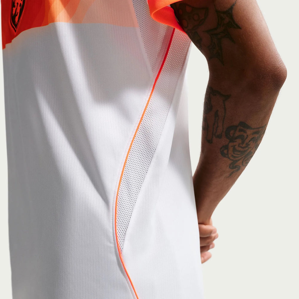 Nike 2026-27 Netherlands Men's Stadium Away Soccer Jersey White/Hyper Crimson/Black