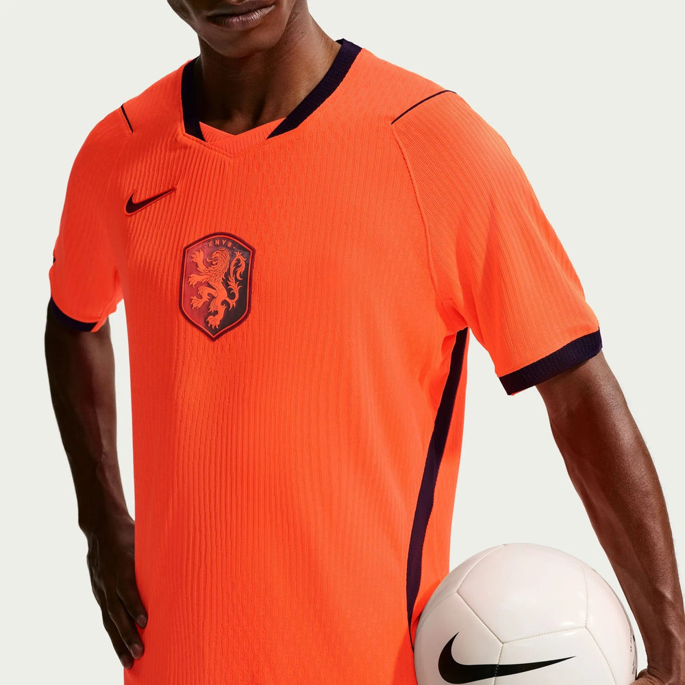 Nike 2026-27 Netherlands Men's Authentic Home Soccer Jersey Hyper Crimson/Black