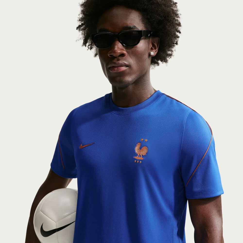 Nike 2026-27 France Men's Strike Top Game Royal/Metallic Copper