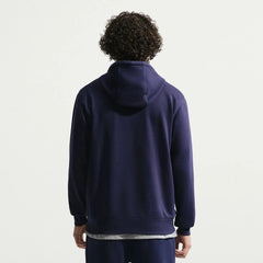 Nike 2026-27 France Men's Club French Terry Pullover Hoodie Blackened Blue/White
