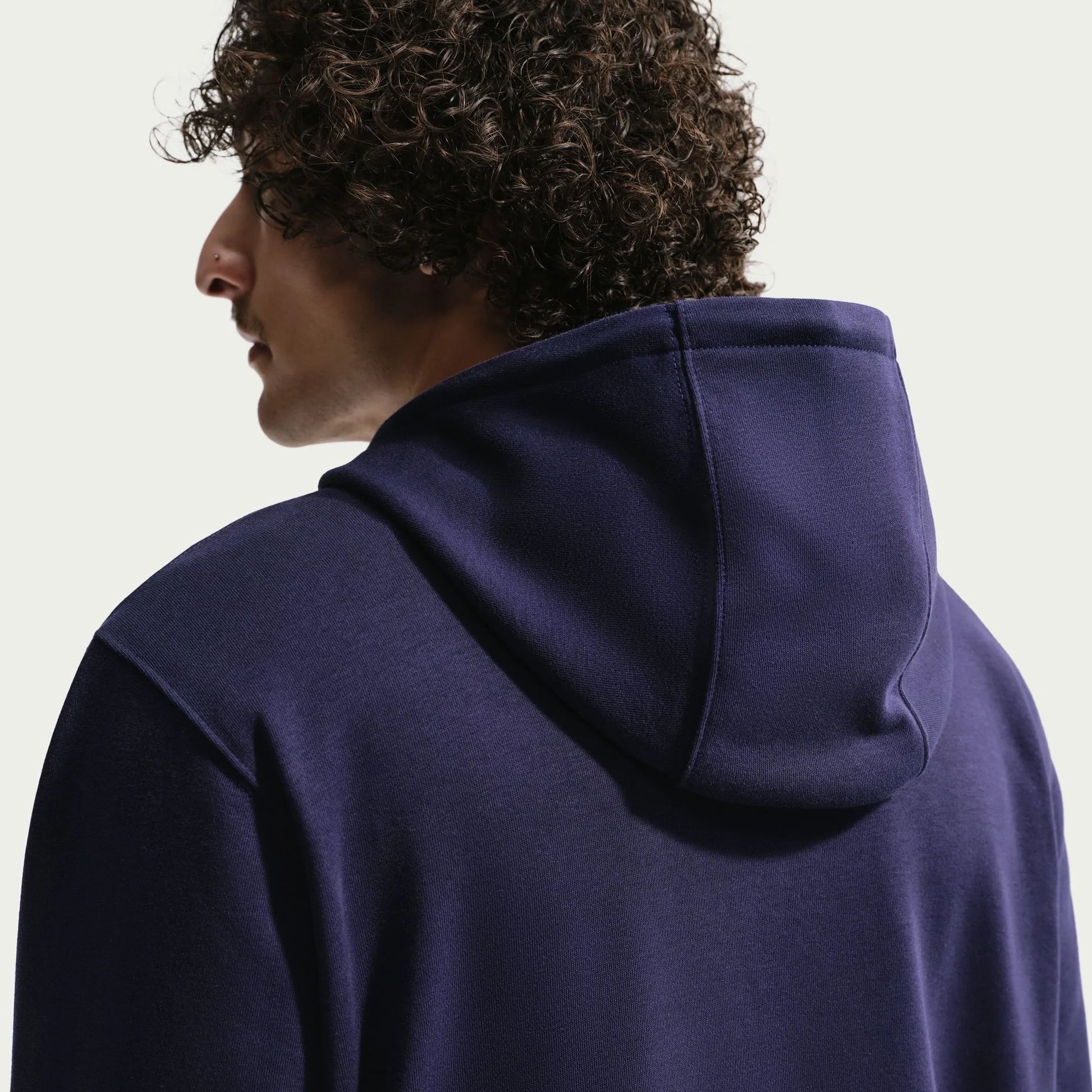 Nike 2026-27 France Men's Club French Terry Pullover Hoodie Blackened Blue/White