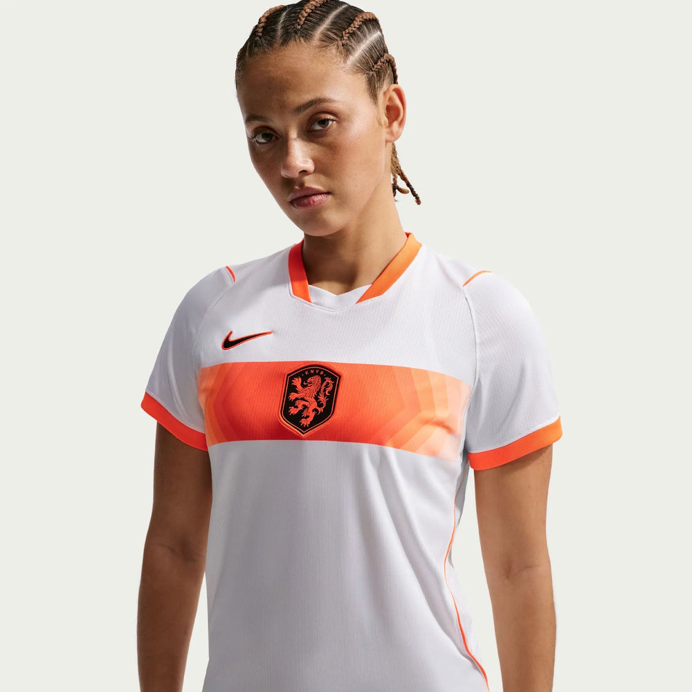 Nike 2026-27 Netherlands Women's Stadium Away Soccer Jersey White/Hyper Crimson/Black