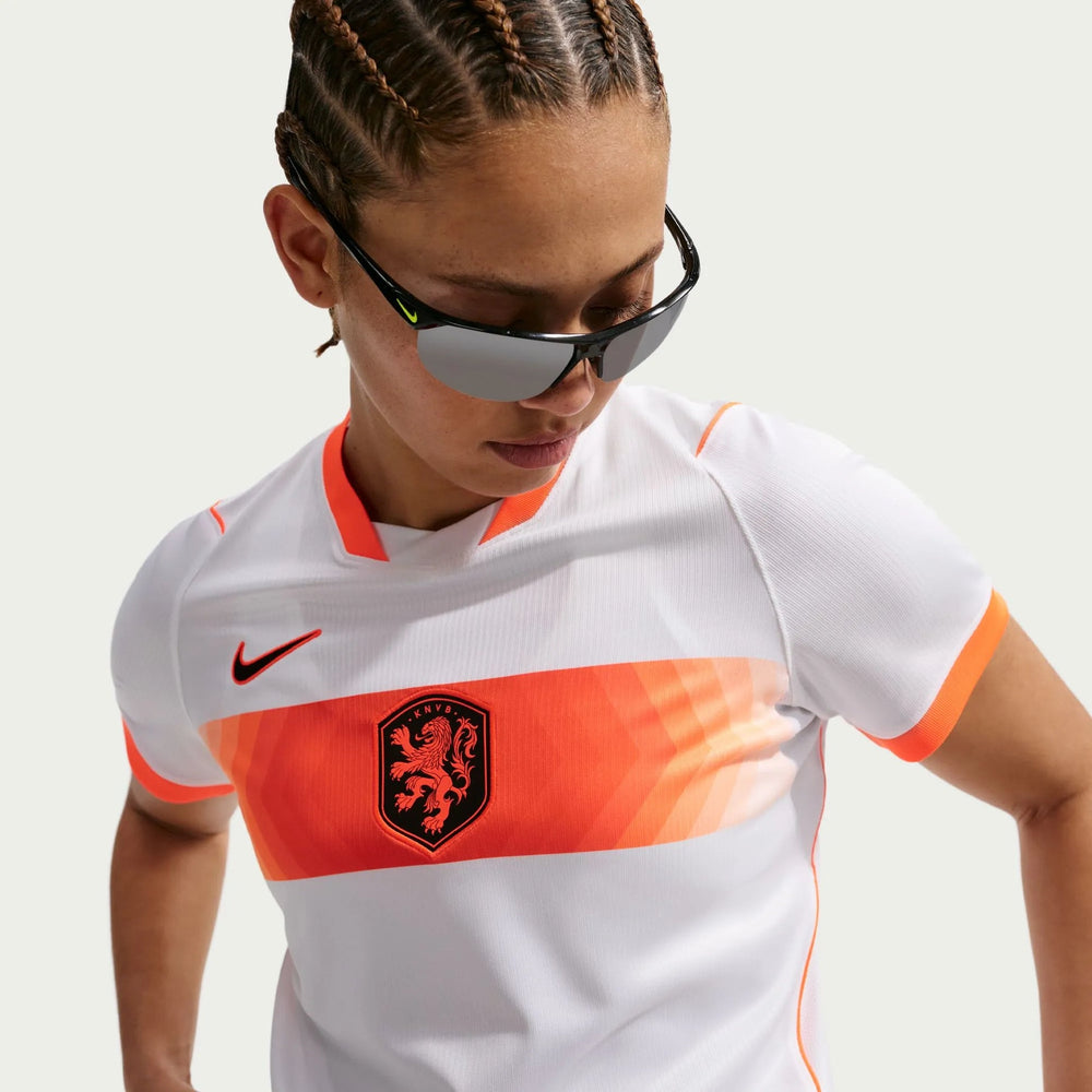 Nike 2026-27 Netherlands Women's Stadium Away Soccer Jersey White/Hyper Crimson/Black