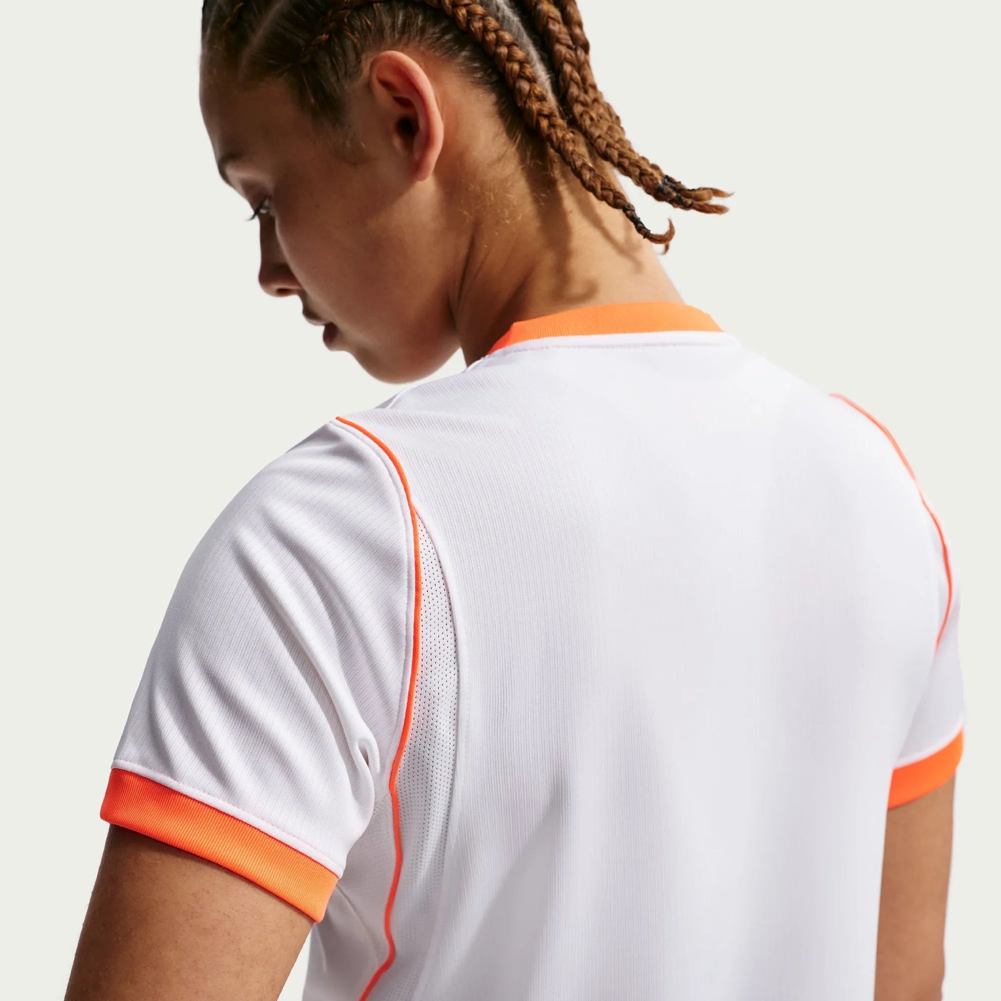 Nike 2026-27 Netherlands Women's Stadium Away Soccer Jersey White/Hyper Crimson/Black