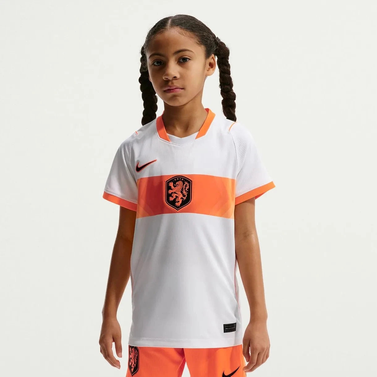 Nike 2026-27 Netherlands Youth Stadium Away Soccer Jersey White/Hyper Crimson/Black