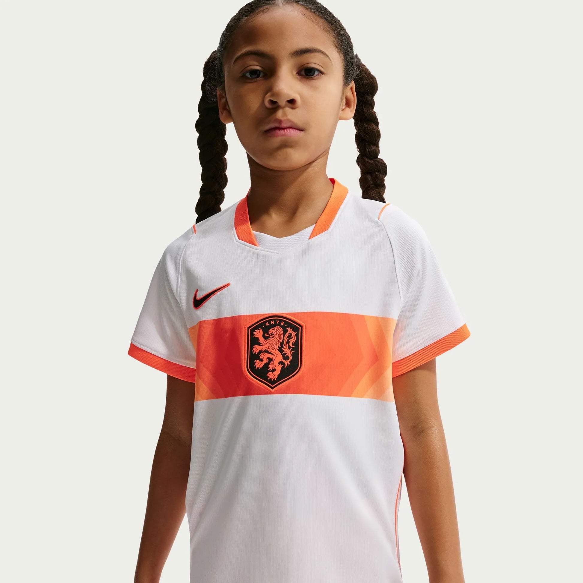 Nike 2026-27 Netherlands Youth Stadium Away Soccer Jersey White/Hyper Crimson/Black